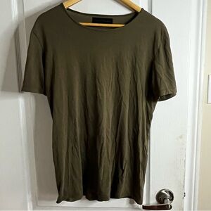 Zara Women's Olive Short Sleeve Tee